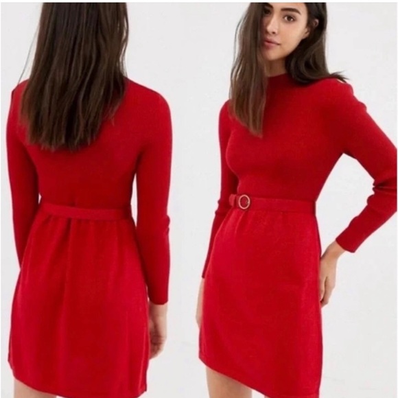 FREE PEOPLE Dresses & Skirts - NWT Free People Red Glitter Dress S/P